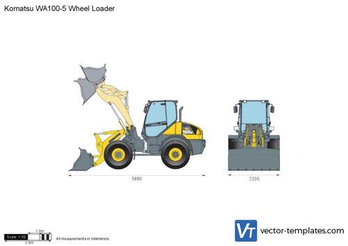 Komatsu WA100-5 Wheel Loader