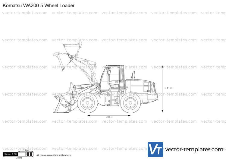 Komatsu WA200-5 Wheel Loader