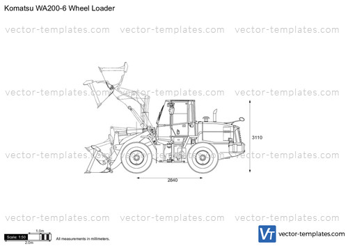 Komatsu WA200-6 Wheel Loader