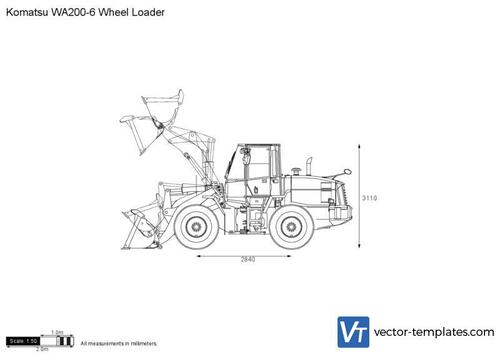 Komatsu WA200-6 Wheel Loader