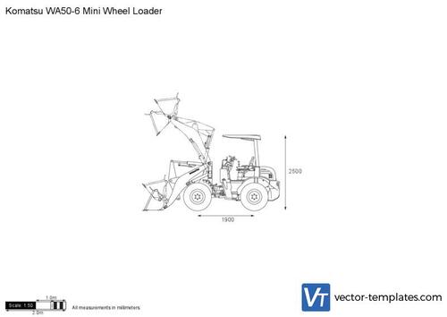 Komatsu WA50-6 Mini Wheel Loader