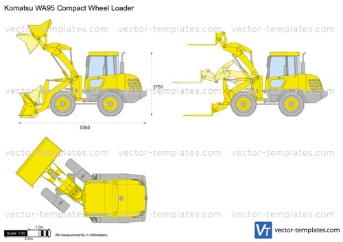 Komatsu WA95 Compact Wheel Loader