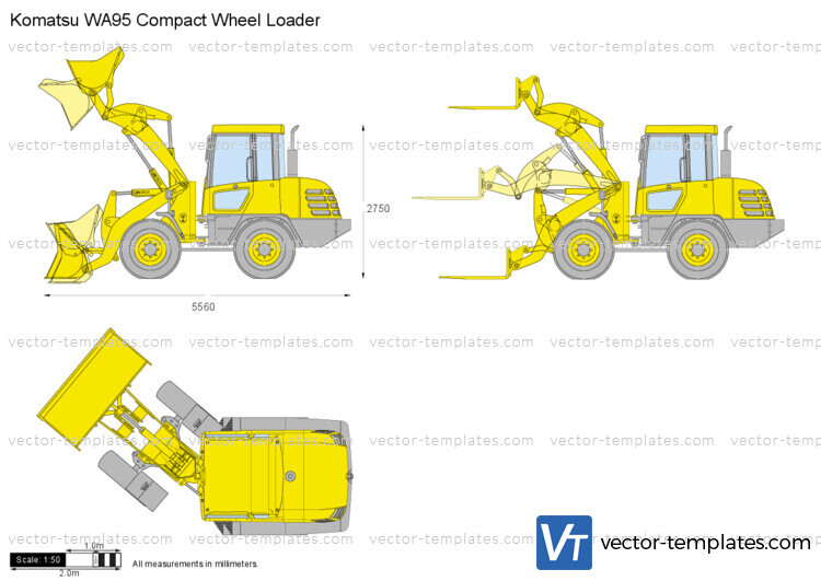 Komatsu WA95 Compact Wheel Loader