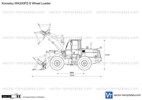 Komatsu WA200PZ-6 Wheel Loader