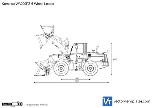 Komatsu WA200PZ-6 Wheel Loader