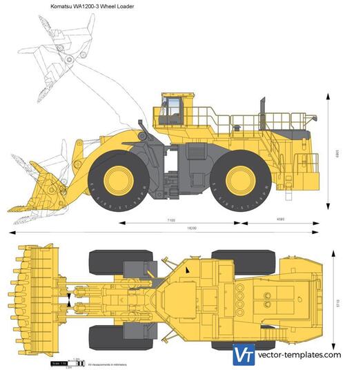 Komatsu WA1200-3 Wheel Loader