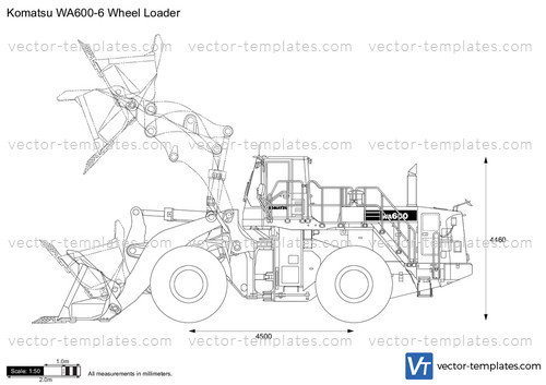 Komatsu WA600-6 Wheel Loader