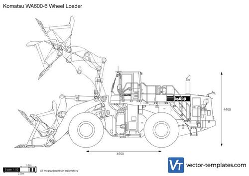 Komatsu WA600-6 Wheel Loader