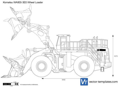 Komatsu WA800-3E0 Wheel Loader