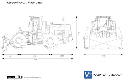 Komatsu WD600-3 Wheel Dozer