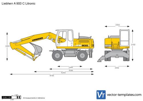 Liebherr A 900 C Litronic Wheeled Excavator