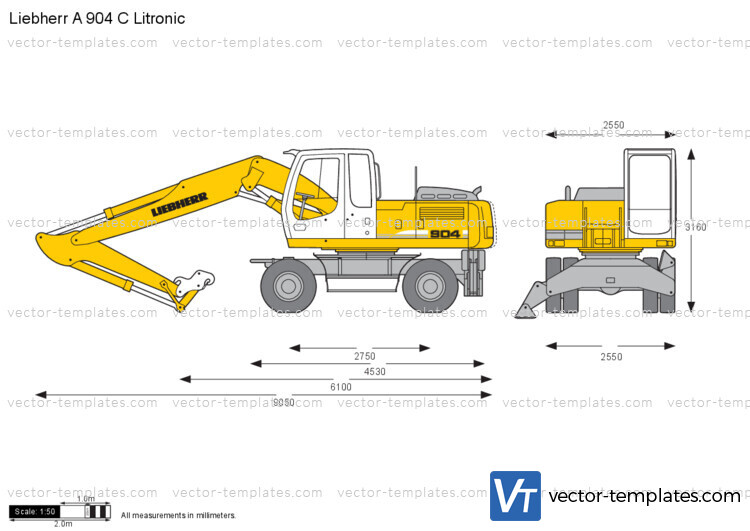 Liebherr A 904 C Litronic Wheeled Excavator