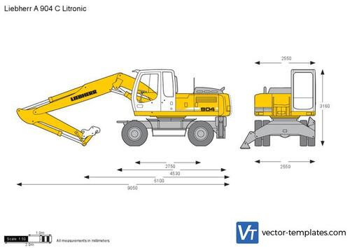 Liebherr A 904 C Litronic Wheeled Excavator