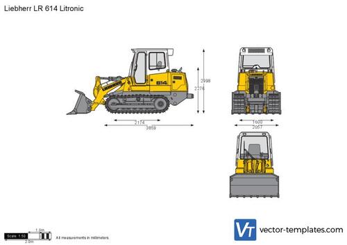 Liebherr LR 614 Litronic Crawler Loader