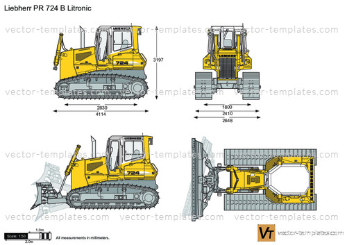 Liebherr PR 724 B Litronic Crawler Tractor
