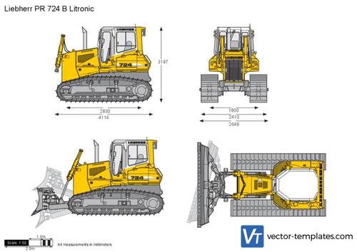 Liebherr PR 724 B Litronic Crawler Tractor