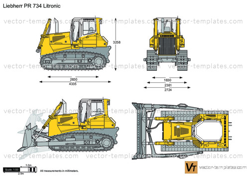 Liebherr PR 734 Litronic Crawler Tractor