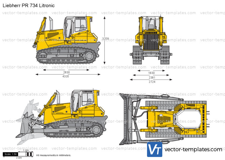 Liebherr PR 734 Litronic Crawler Tractor