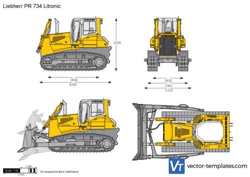 Liebherr PR 734 Litronic Crawler Tractor