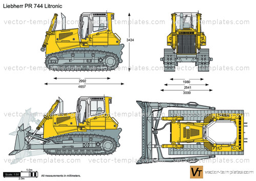Liebherr PR 744 Litronic Crawler Tractor