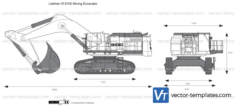 Liebherr R 9100 Mining Excavator