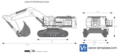 Liebherr R 9100 Mining Excavator