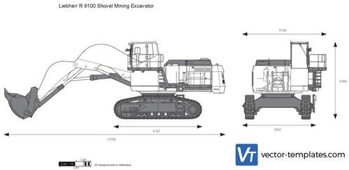 Liebherr R 9100 Shovel Mining Excavator