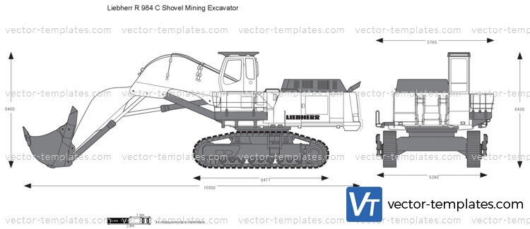 Liebherr R 984 C Shovel Mining Excavator