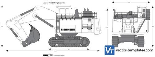 Liebherr R 995 Mining Excavator