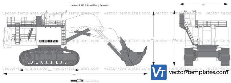 Liebherr R 996 B Shovel Mining Excavator