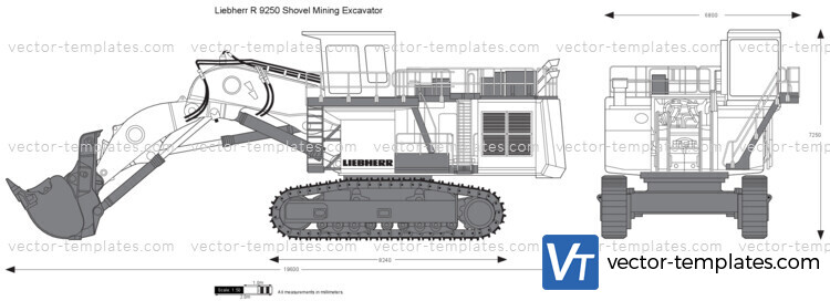 Liebherr R 9250 Shovel Mining Excavator