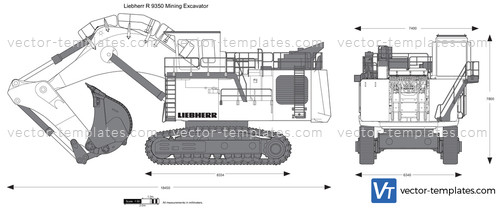 Liebherr R 9350 Mining Excavator