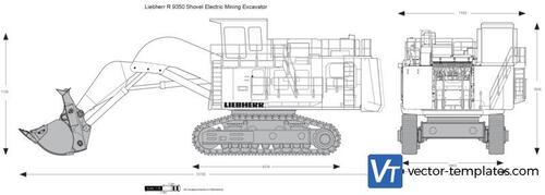 Liebherr R 9350 Shovel Electric Mining Excavator