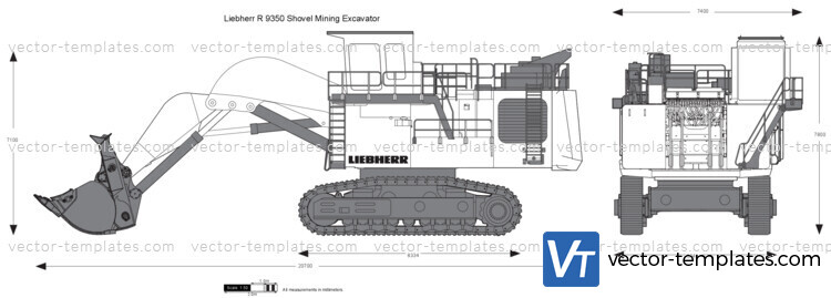 Liebherr R 9350 Shovel Mining Excavator