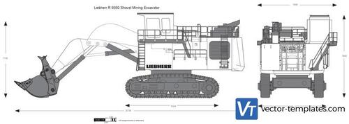 Liebherr R 9350 Shovel Mining Excavator