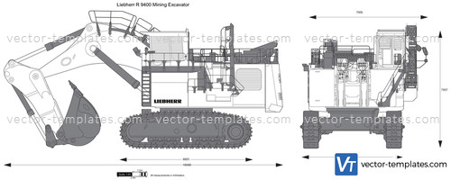 Liebherr R 9400 Mining Excavator