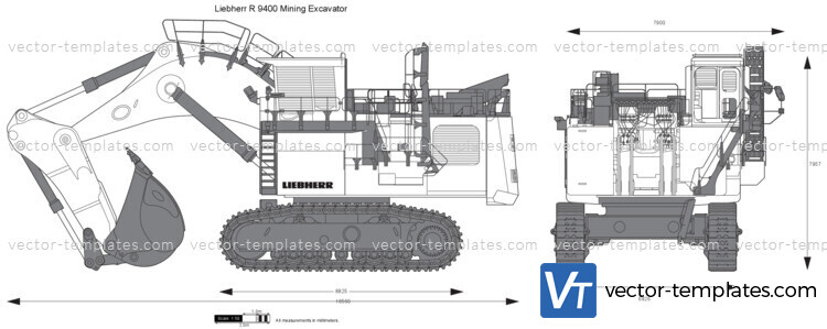 Liebherr R 9400 Mining Excavator