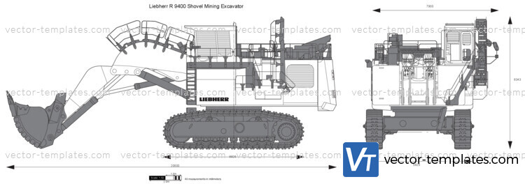 Liebherr R 9400 Shovel Mining Excavator