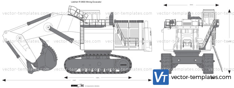 Liebherr R 9800 Mining Excavator