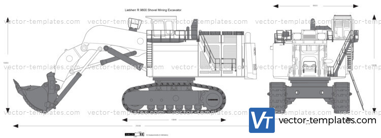 Liebherr R 9800 Shovel Mining Excavator