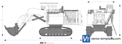 Liebherr R 9800 Shovel Mining Excavator