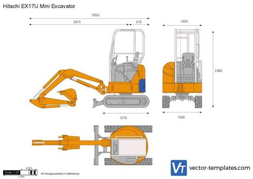 Hitachi EX17U Mini Excavator