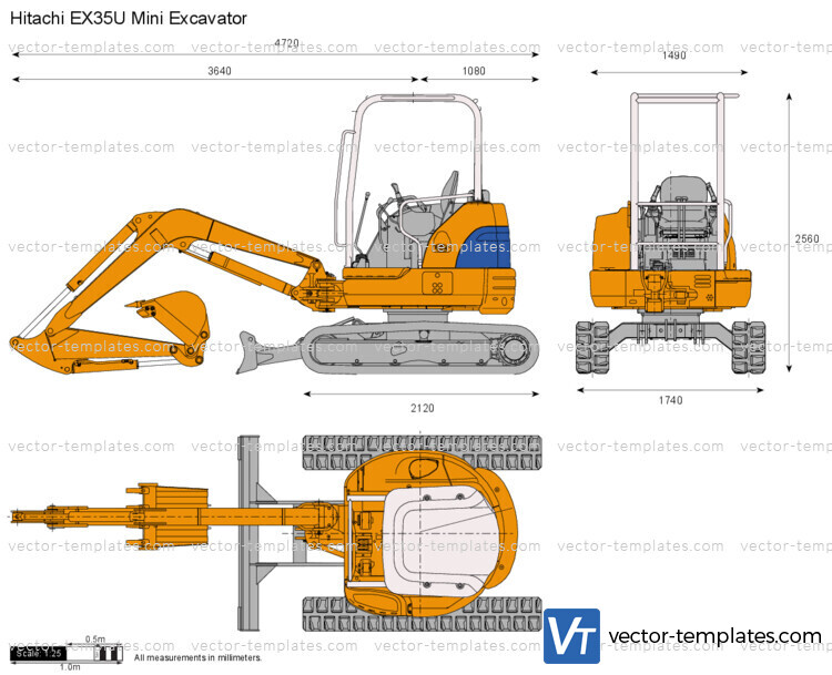 Hitachi EX35U Mini Excavator