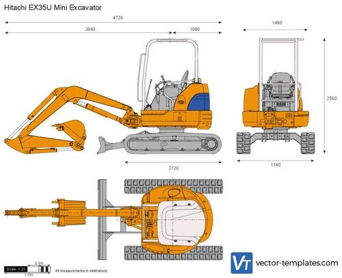 Hitachi EX35U Mini Excavator