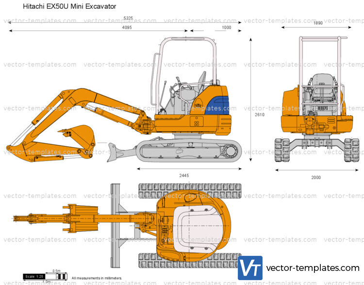 Hitachi EX50U Mini Excavator