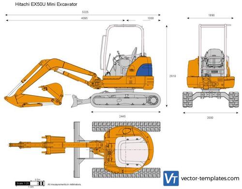 Hitachi EX50U Mini Excavator