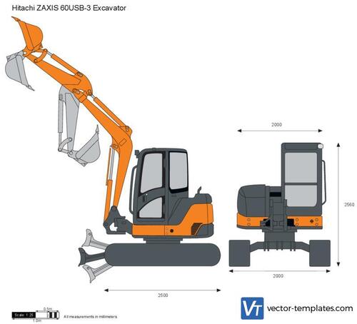 Hitachi ZAXIS 60USB-3 Excavator