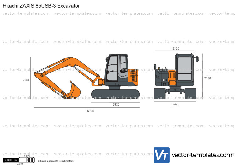 Hitachi ZAXIS 85USB-3 Excavator