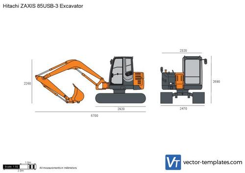 Hitachi ZAXIS 85USB-3 Excavator