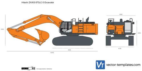 Hitachi ZAXIS 670LC-5 Excavator